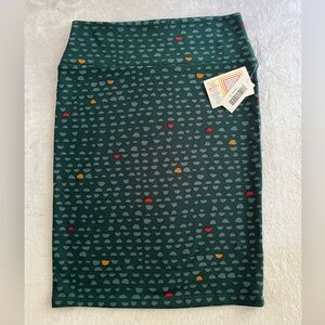 NWT LuLaRoe Cassie Geometric Print Pencil Skirt- Small